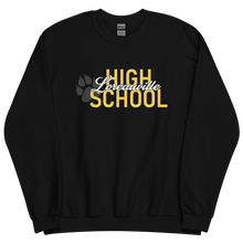 Load image into Gallery viewer, Loreauville High School Design on Black Apparel
